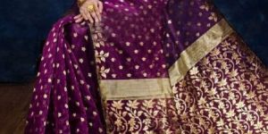 Moslin Jamdani Reshom Sarees