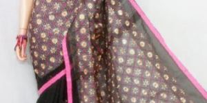 Embroidered Handloom Silki Saree