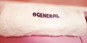 White Split AC Cover