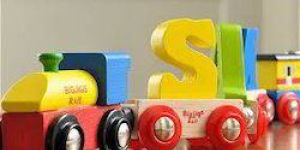 Wooden Alphabet Train