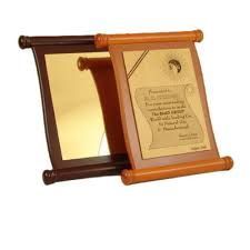 Scroll Plaque