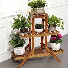 Wooden Flower Pot Stand