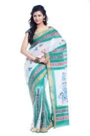 Block Painted Saree