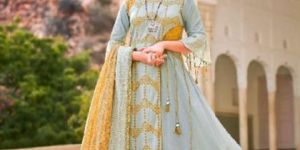 Designer Floor Length Suit