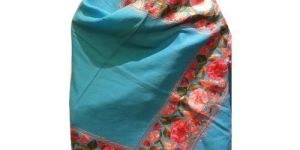 Sky Blue Pashmina Embroidered Stole
