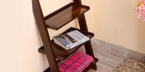 Wooden Ladder Bookshelf
