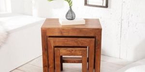 Wooden Stool Set