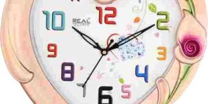 Heart Shaped Wall Clock