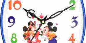 Oval Shaped Wall Clock