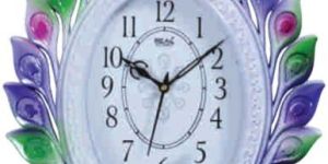 Peacock Shaped Wall Clock