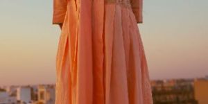 Pink Elephant Printed Dress