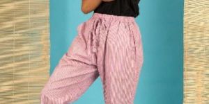 Pink Striped Pant