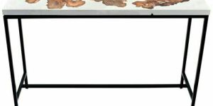 White Epoxy Resin Table