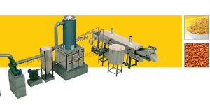 Continuous Namkeen Fryer with Wooden Heat Exchanger