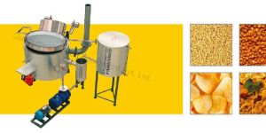 Rectangular Fryer with Diesel Heat Exchanger