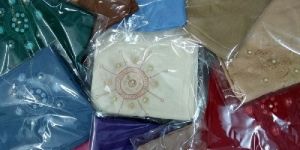 Silk Thread Embroidered Scarf