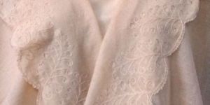 Tonal Embroidered Stole