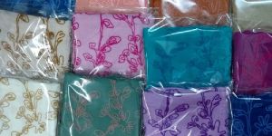 Woolen Thread Embroidered Scarf