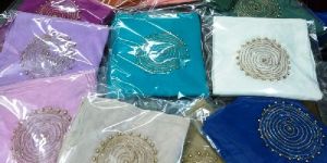 Woven Thread Embroidered Scarf