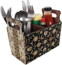 Wooden Cutlery Stand