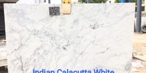 Indian Calacatta White Marble Slabs
