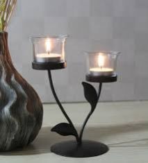 Iron Candle Holder