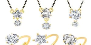 Gold Plated CZ Mangalsutra