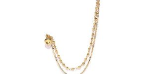 Ankur Youthfull Gold Plated Kundan Nose Pin for Women