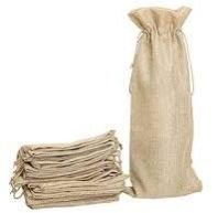 Jute Wine Pouch