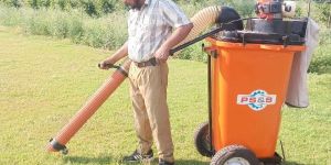 Street Cleaning Vacuum Leaf Collector