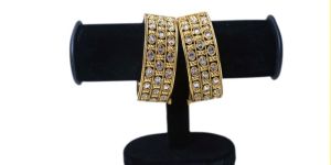 Multi Layered Two Piece Kundan Bangles Set