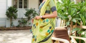 Linen Cotton Saree