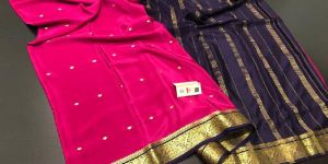 Mysore Crepe Silk Saree