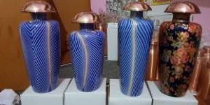 Copper Umbrella Cap Printed Bottle