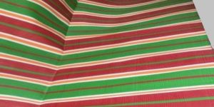 9X12 Multi Stripe Plastic Mats