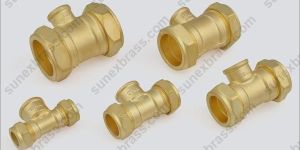 BRASS GAS METER COUPLING