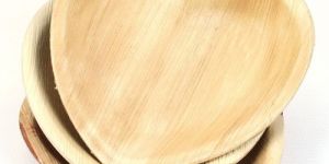 Areca Leaf Heart Shaped Plates