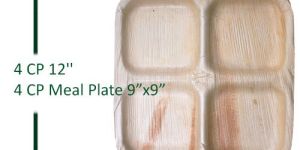 Areca Leaf Square Partition Plates