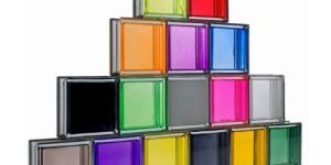 Colorful Glass Brick