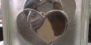 Heart Glass Brick