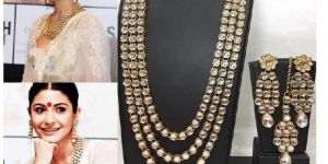 Kundan Long Necklace Set