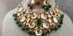 Kundan Meena Necklace