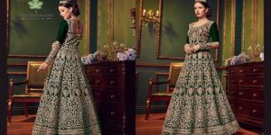Embroidered Premium Silk Gown