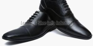 Mens Black Leather Formal Shoes