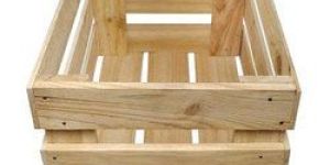 Wooden Open Crate