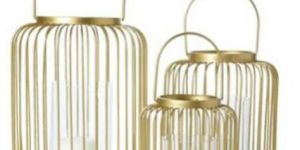 GI-092 Iron Candle Lantern