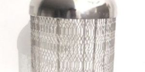 Nickel Candle Lantern