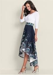 Designer Floral Printed Dress