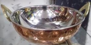Copper Steel Karahi