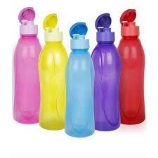 Colored Plastic Bottle